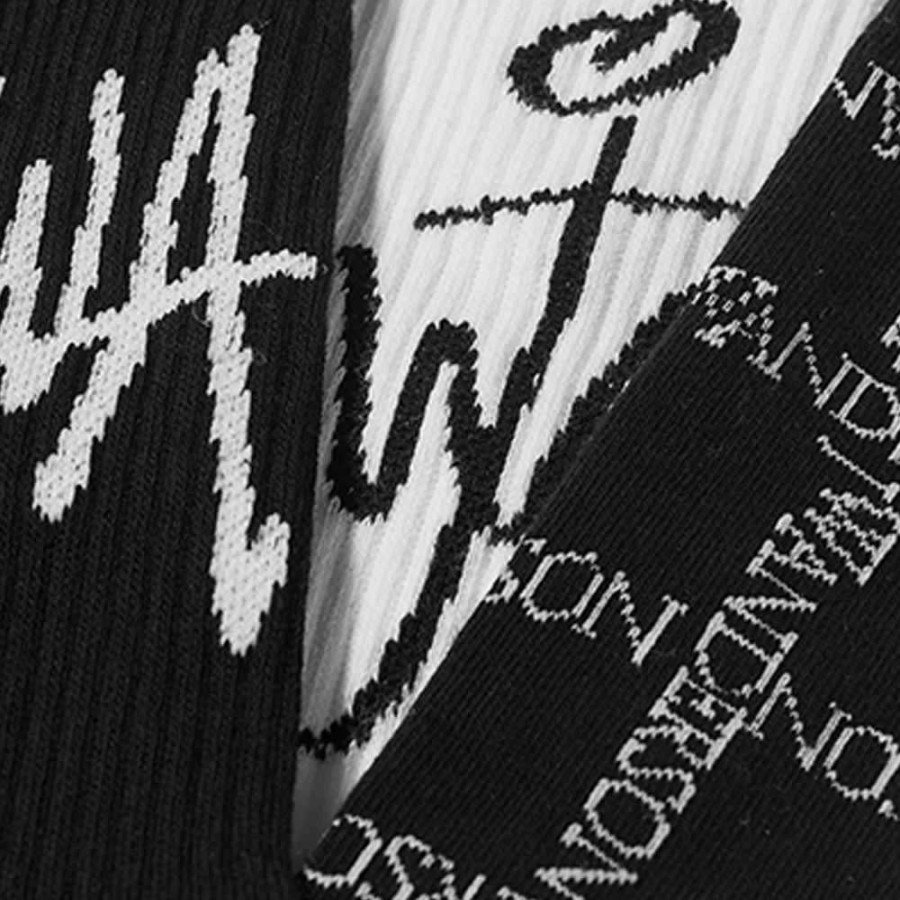 Accessories * | Jw Anderson Logo Sock 3-Pack