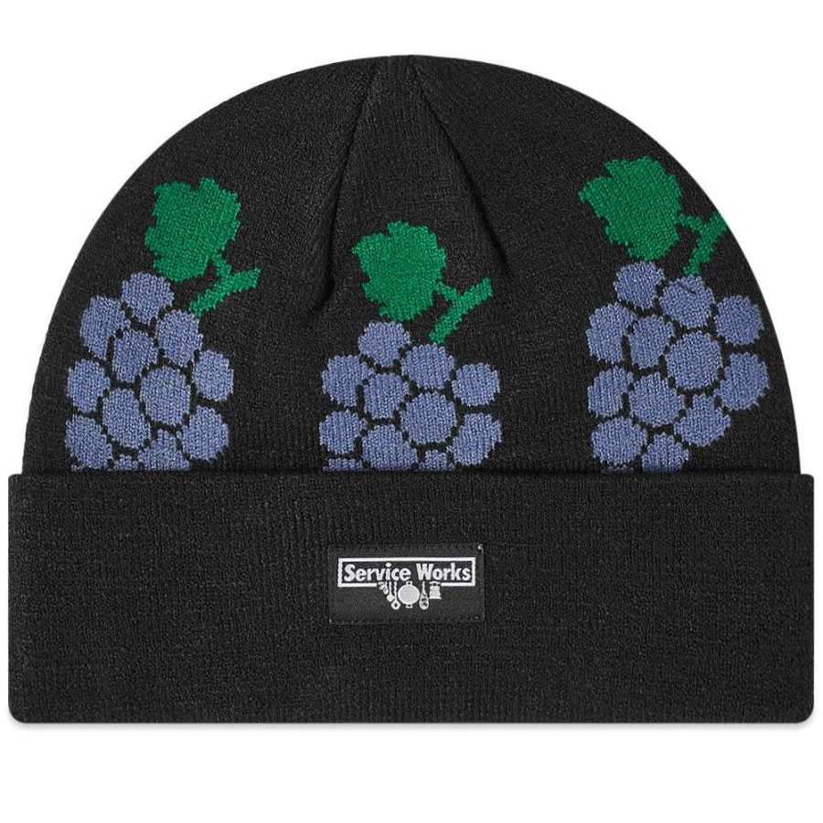 Accessories * | Service Works Grape Beanie