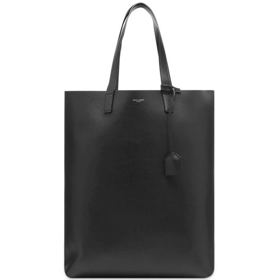 Accessories * | Saint Laurent Leather Shopping Bag