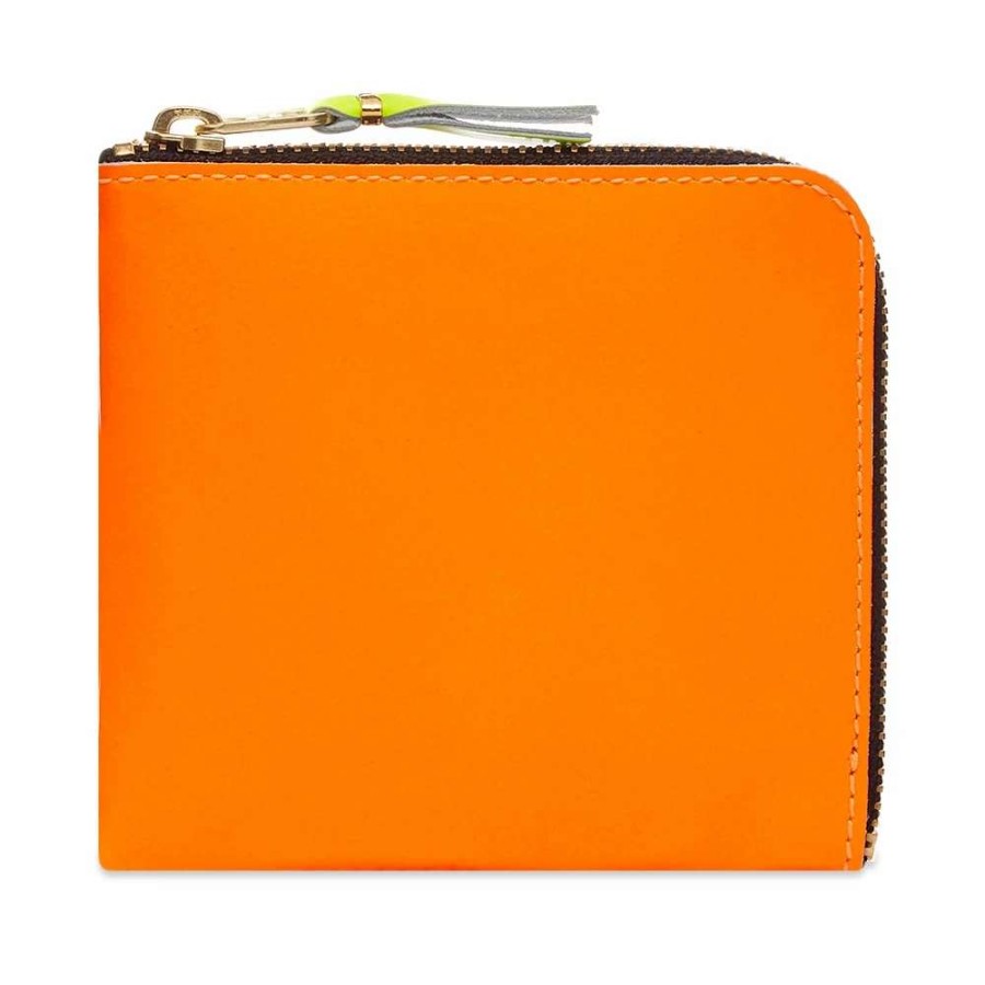 Accessories * | Comme Des Garcons Wallet Comme Des Garcons Sa3100Sf Super Fluo Wallet