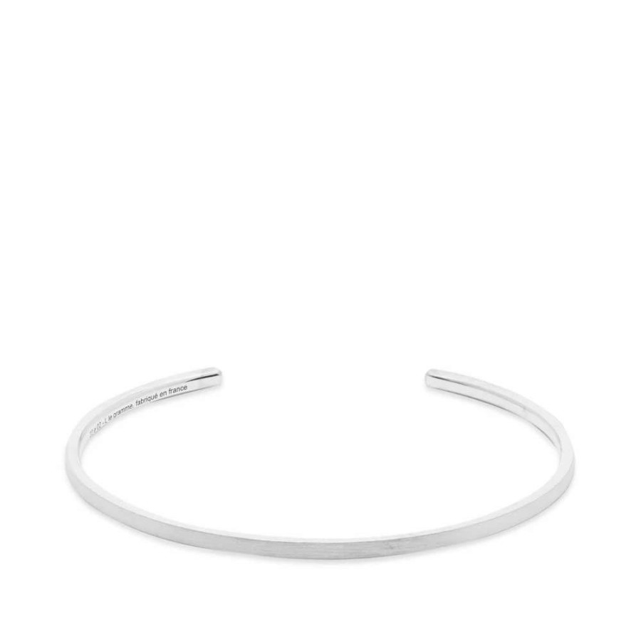 Accessories * | Le Gramme Brushed Ribbon Bracelet