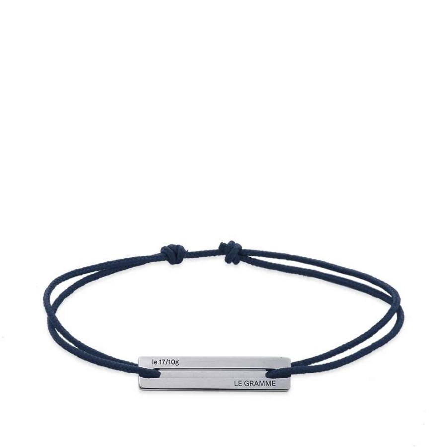 Accessories * | Le Gramme 17/10 Cord Bracelet