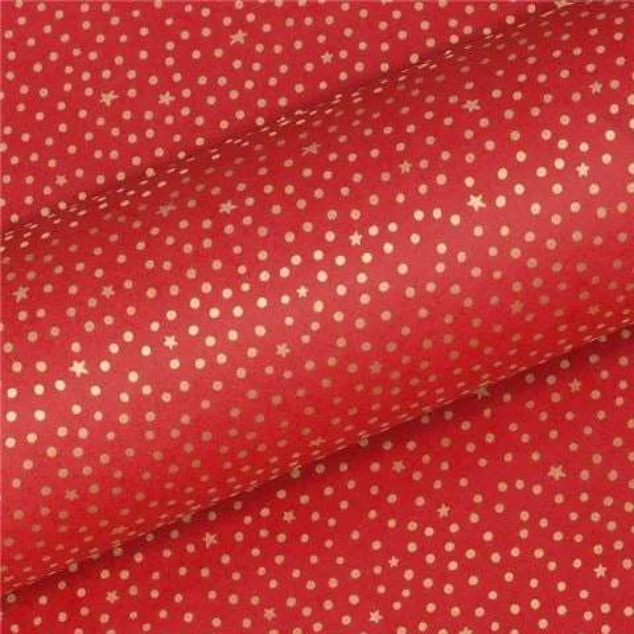 Gift Wrapping & Cards * Vandoros Wrapping Paper Gingham Red/White