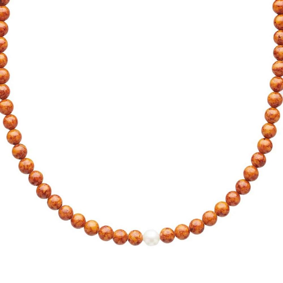 Accessories * | Timeless Pearly Single Beaded Necklace End. Exclusive