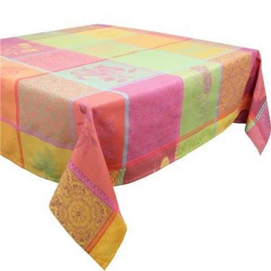 Table Accessories * | Garnier-Thiebaut Mille Tutti Frutti Smoothie Coated Tablecloth 175X250Cm