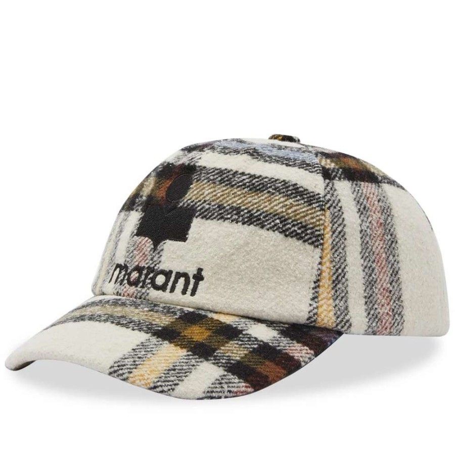 Accessories * | Isabel Marant Tyronh Check Cap