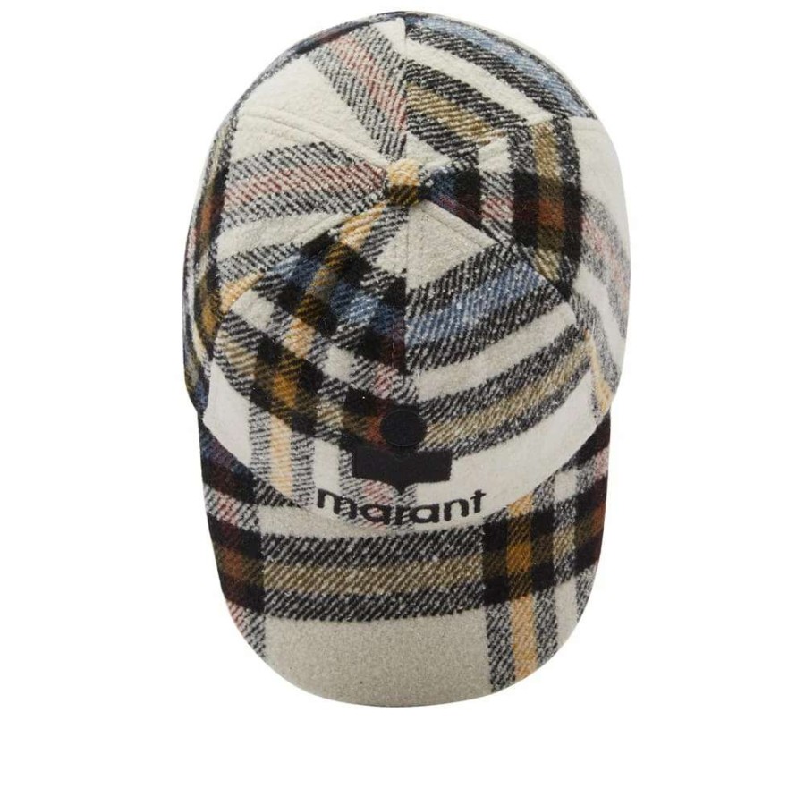 Accessories * | Isabel Marant Tyronh Check Cap