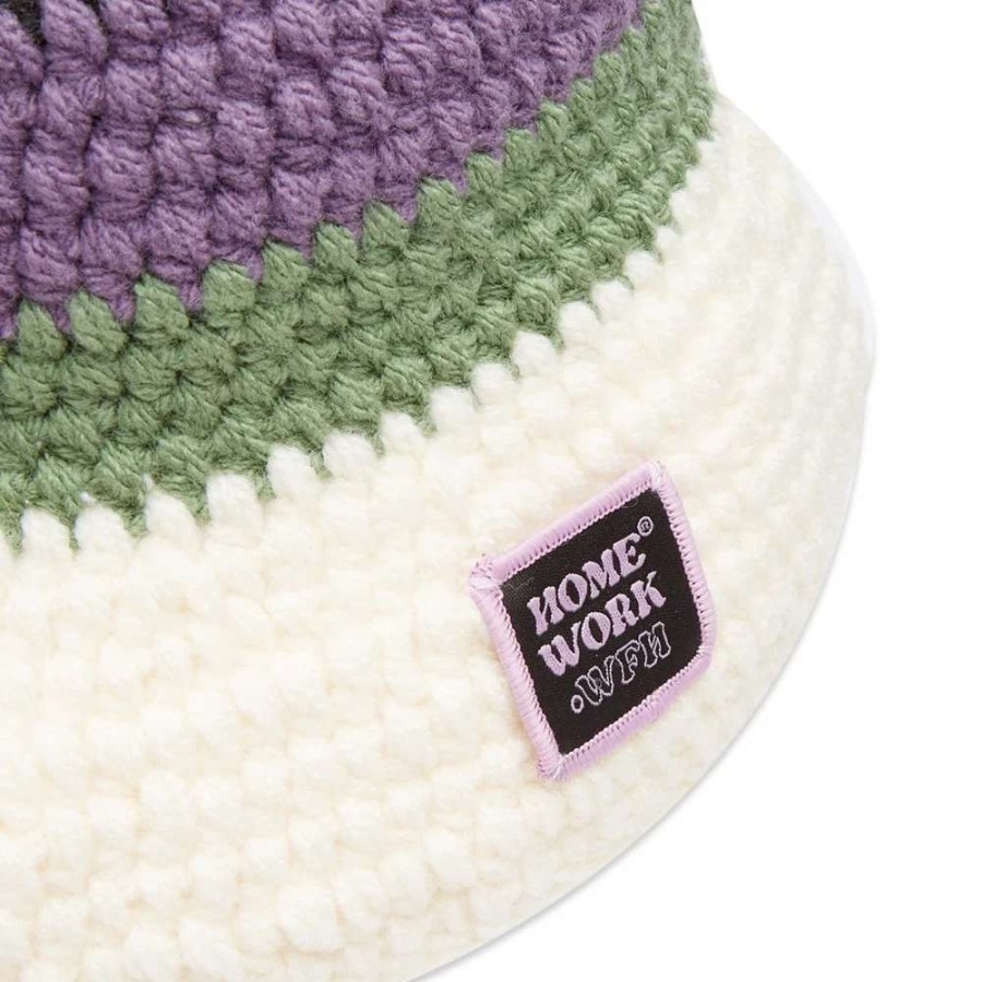 Accessories * | Homework Hand Knitted Bucket Hat