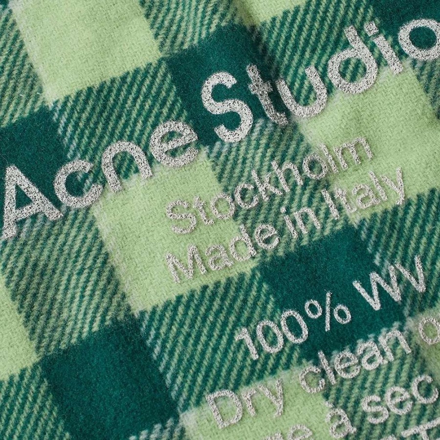 Accessories * | Acne Studios Cassiar Check Narrow New Scarf