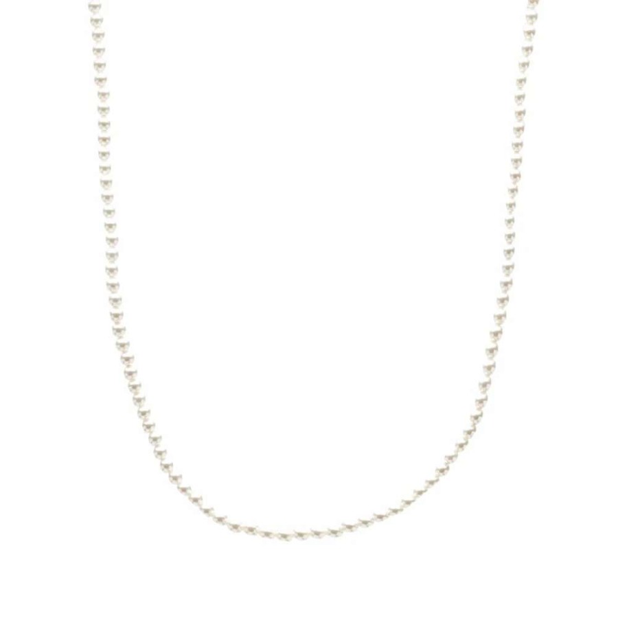 Accessories * | Saint Laurent Pearl Necklace