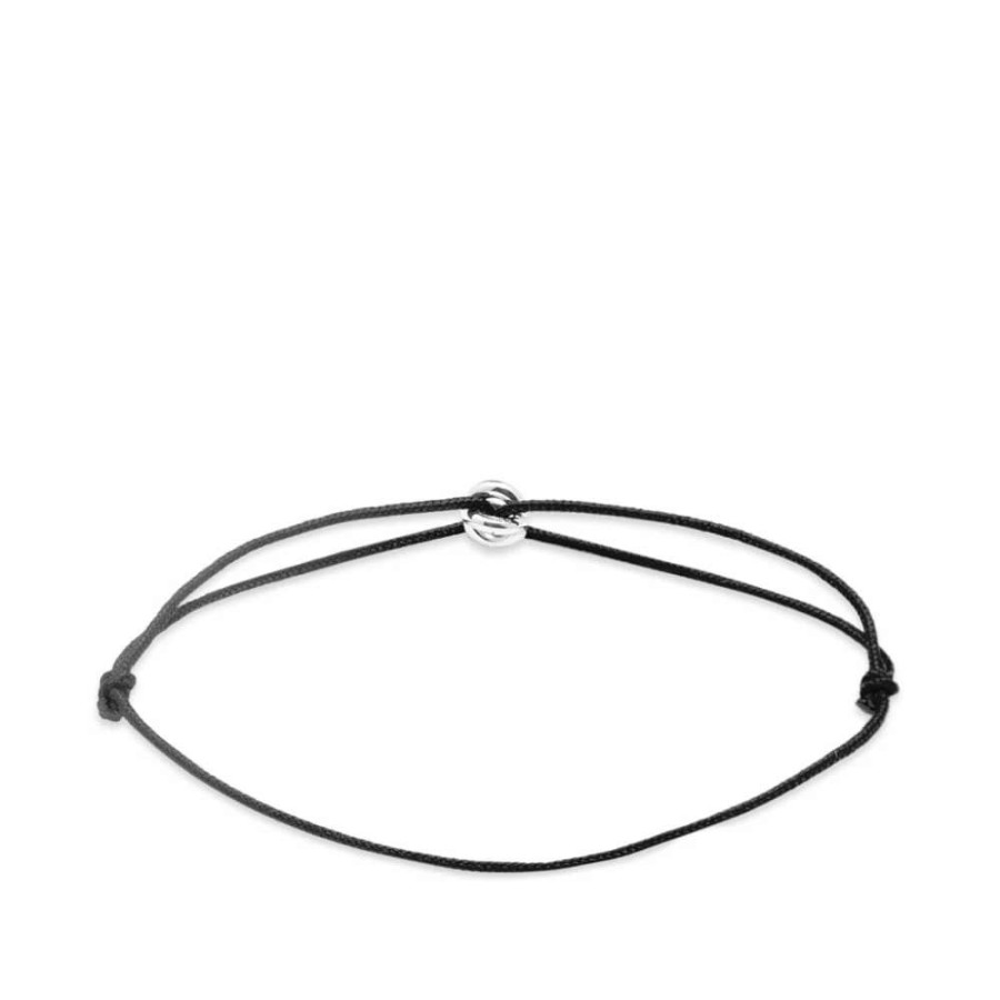 Accessories * | Le Gramme Maillon Polished Cord Bracelet