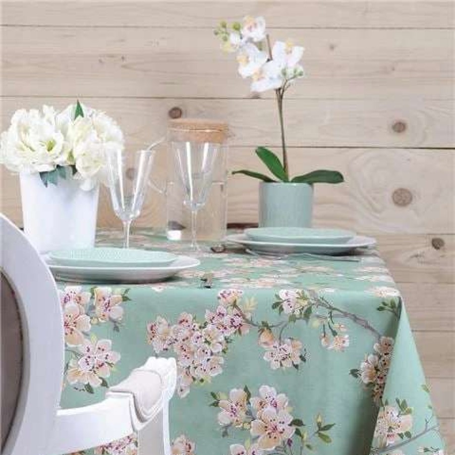 Table Accessories * | L'Ensoleillade Almond Blossom Tablecloth Treated 350X155Cm