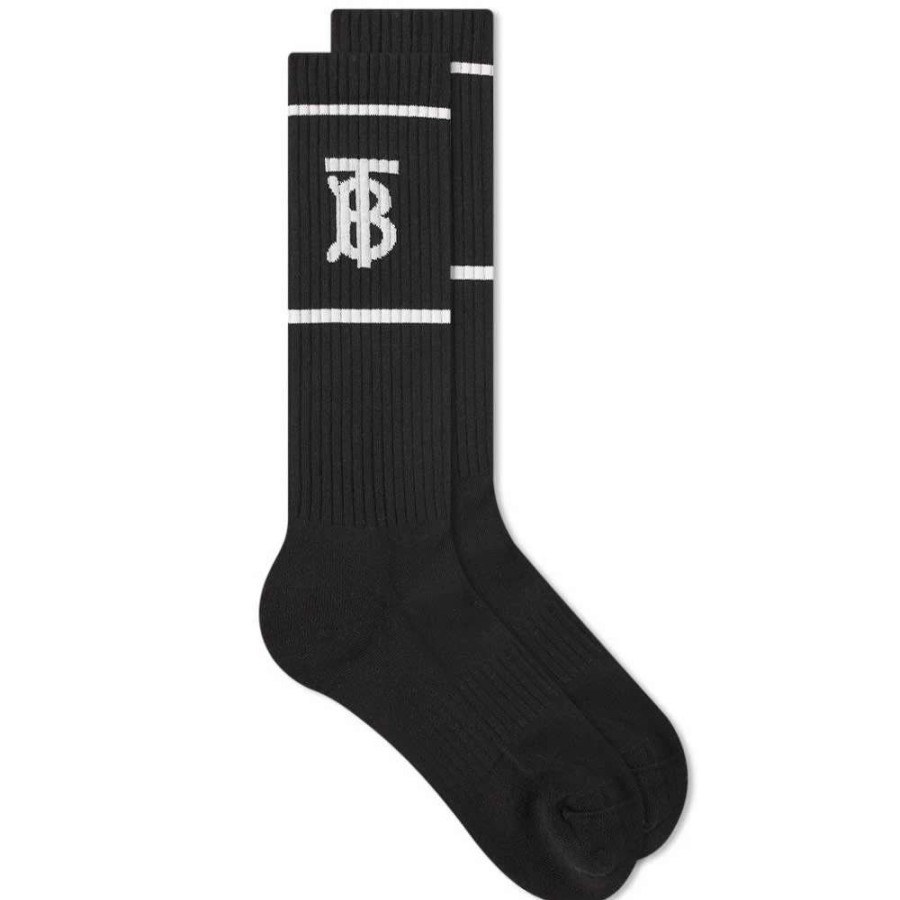 Accessories * | Burberry Tb Monogram Sports Sock