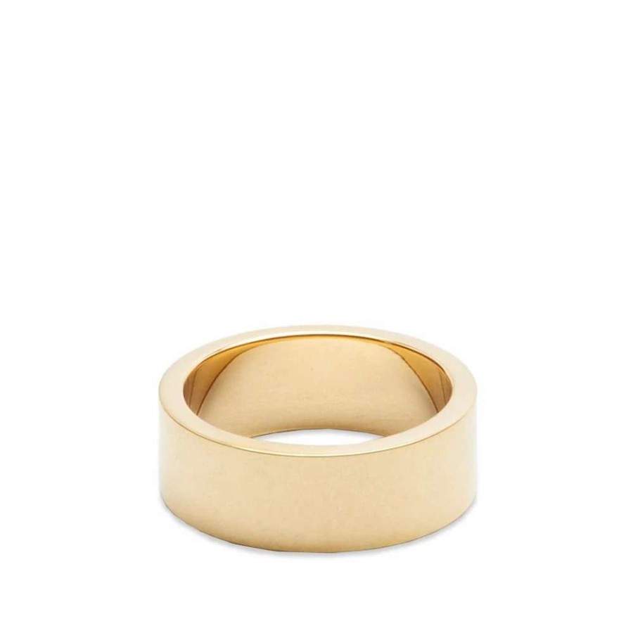 Accessories * | Maison Margiela Text Logo Band Ring