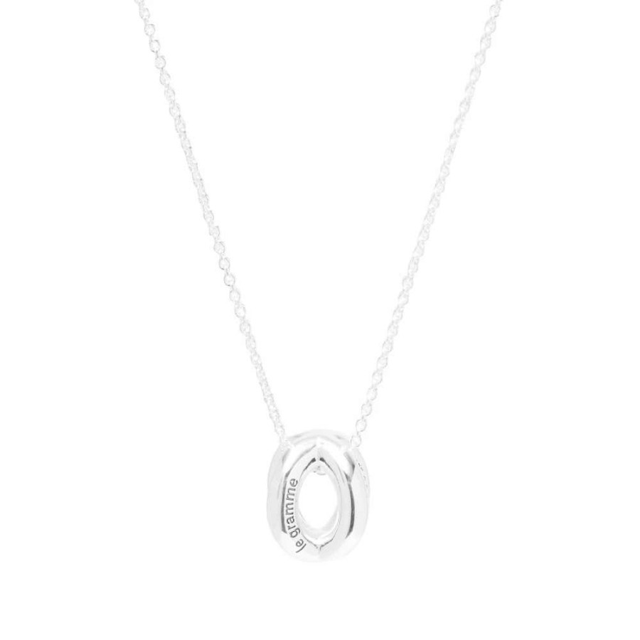 Accessories * | Le Gramme Entrelacs Pendant Necklace