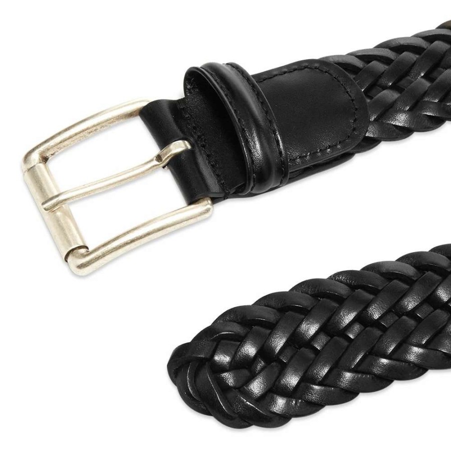 Accessories * | Andersons Anderson'S Woven Leather Belt