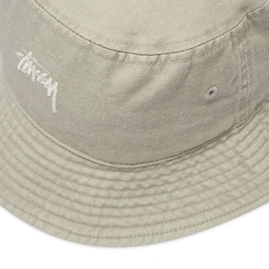 Accessories * | Stussy Washed Stock Bucket Hat