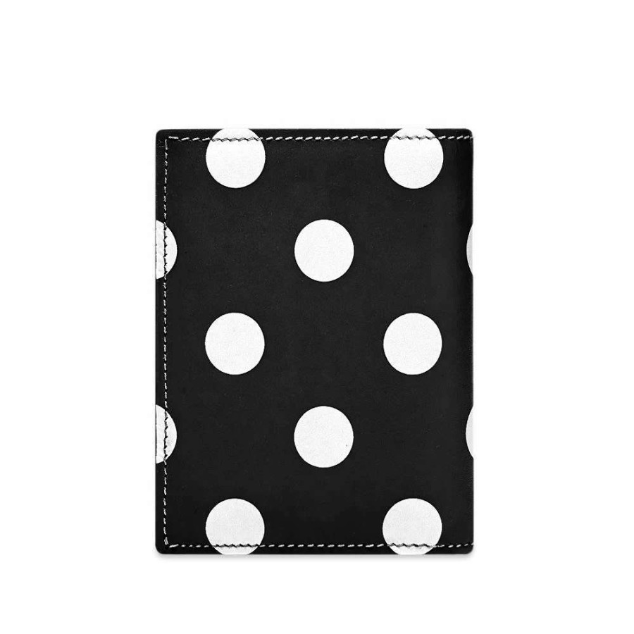 Accessories * | Comme Des Garcons Wallet Comme Des Garcons Sa0641Pd Dots Printed Leather Bifold