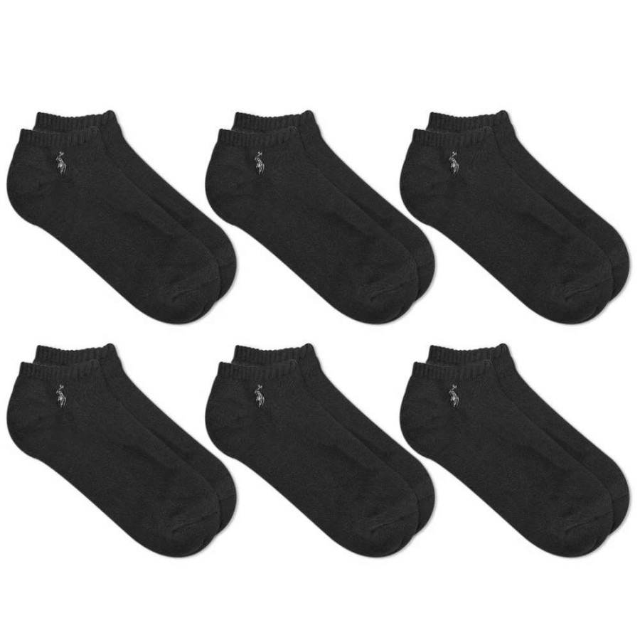 Accessories * | Polo Ralph Lauren Pony Player Ankle Sock 6 Pack