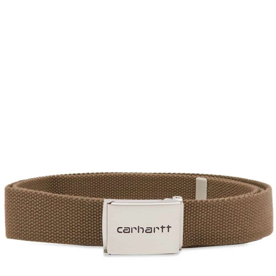 Accessories * | Carhartt Wip Chrome Clip Belt