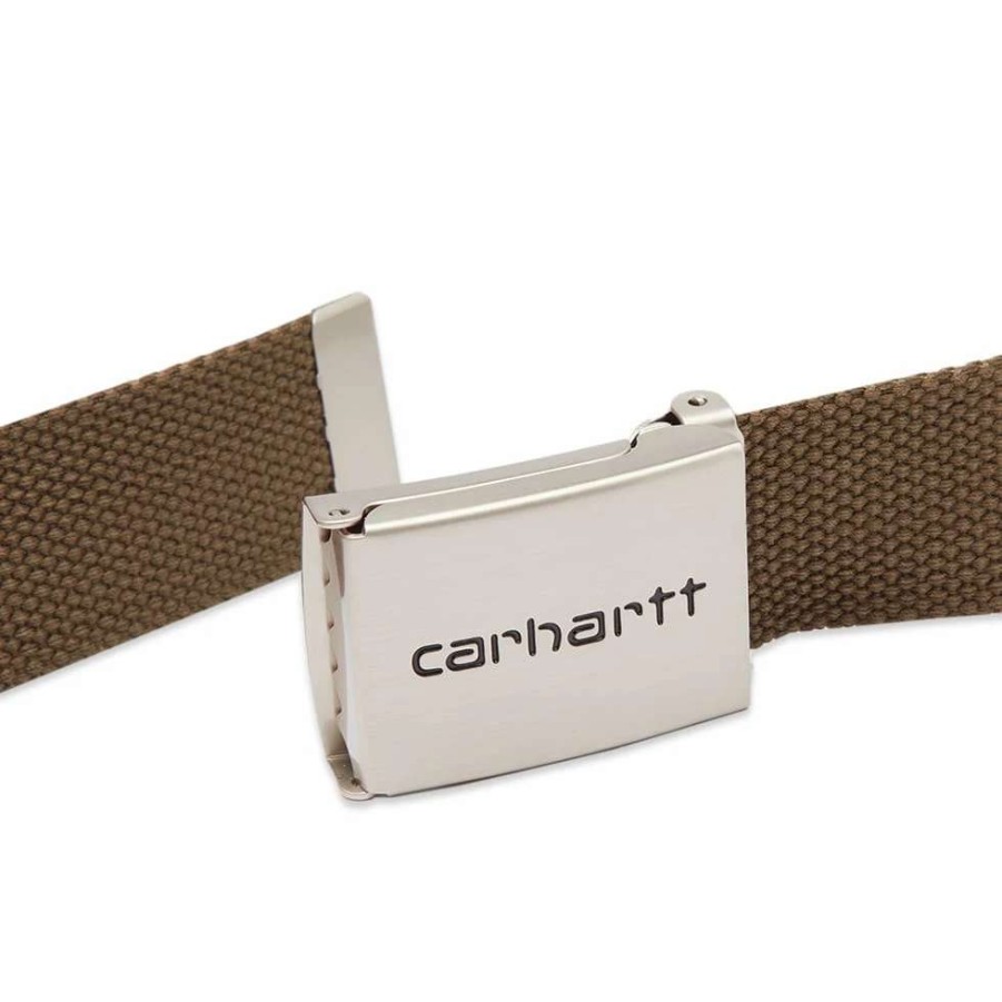 Accessories * | Carhartt Wip Chrome Clip Belt