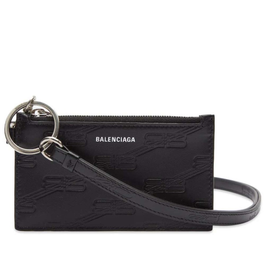 Accessories * | Balenciaga Bb Logo Card Holder On Chain