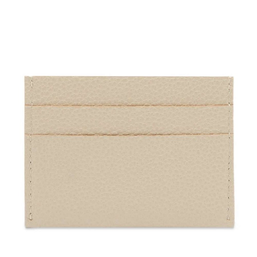 Accessories * | Sporty & Rich Grained Leather Card Holder