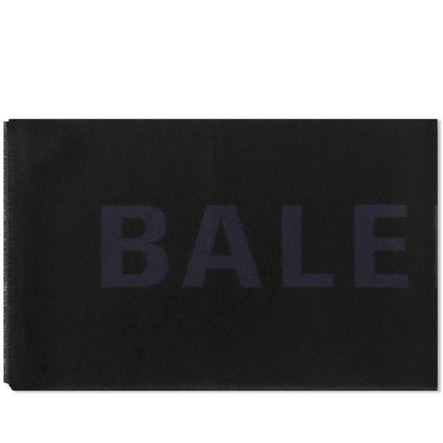 Accessories * | Balenciaga Macro Logo Scarf