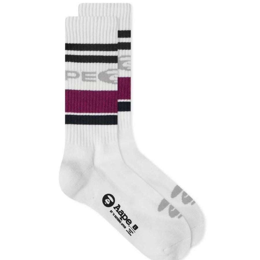 Accessories * | Aape By A Bathing Ape Aape Sport Sock