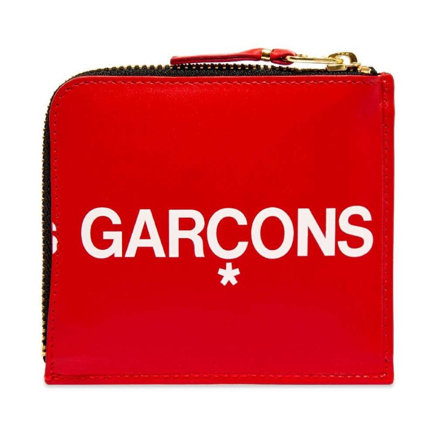 Accessories * | Comme Des Garcons Wallet Comme Des Garcons Sa3100Hl Huge Logo Wallet