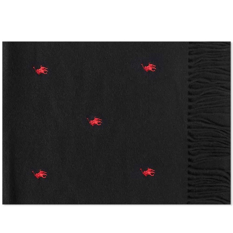 Accessories * | Polo Ralph Lauren All Over Pony Player Scarf