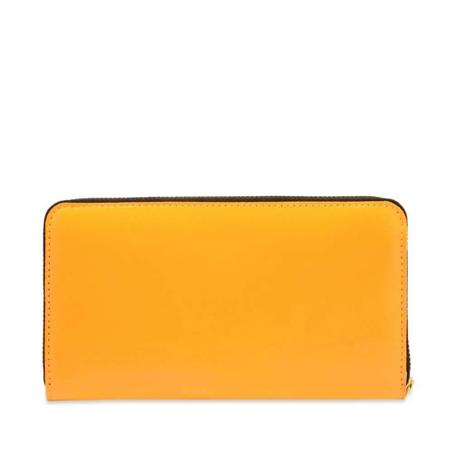 Accessories * | Comme Des Garcons Wallet Comme Des Garcons Sa0111Sf Super Fluo Zip Wallet