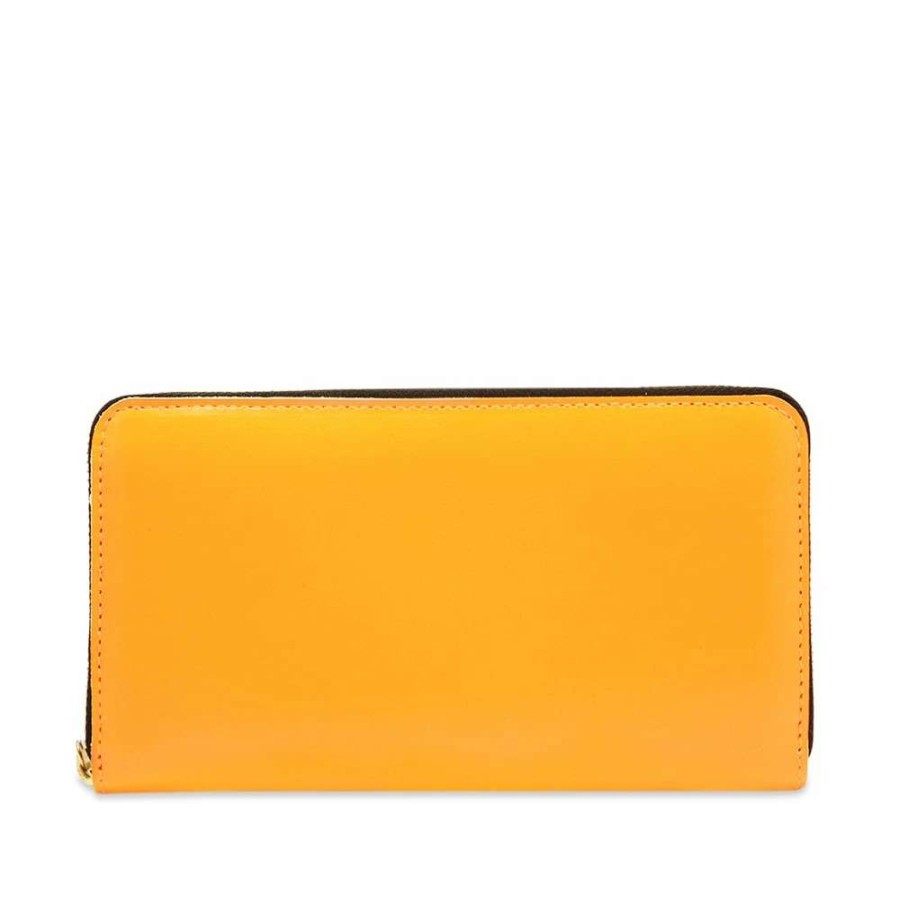 Accessories * | Comme Des Garcons Wallet Comme Des Garcons Sa0111Sf Super Fluo Zip Wallet