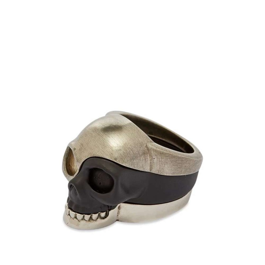 Accessories * | Alexander Mcqueen Stack Skull Ring