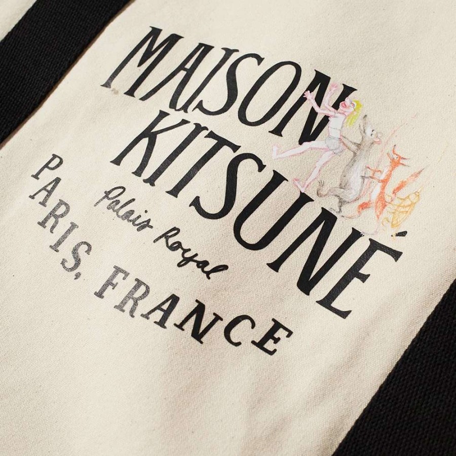 Accessories * | Maison Kitsune X Olympia Le Tan Palais Royal Classic Tote