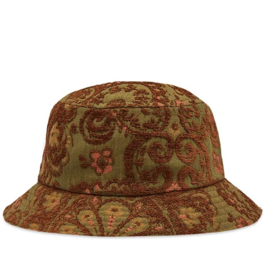 Accessories * | Bricks & Wood Damask Bucket Hat