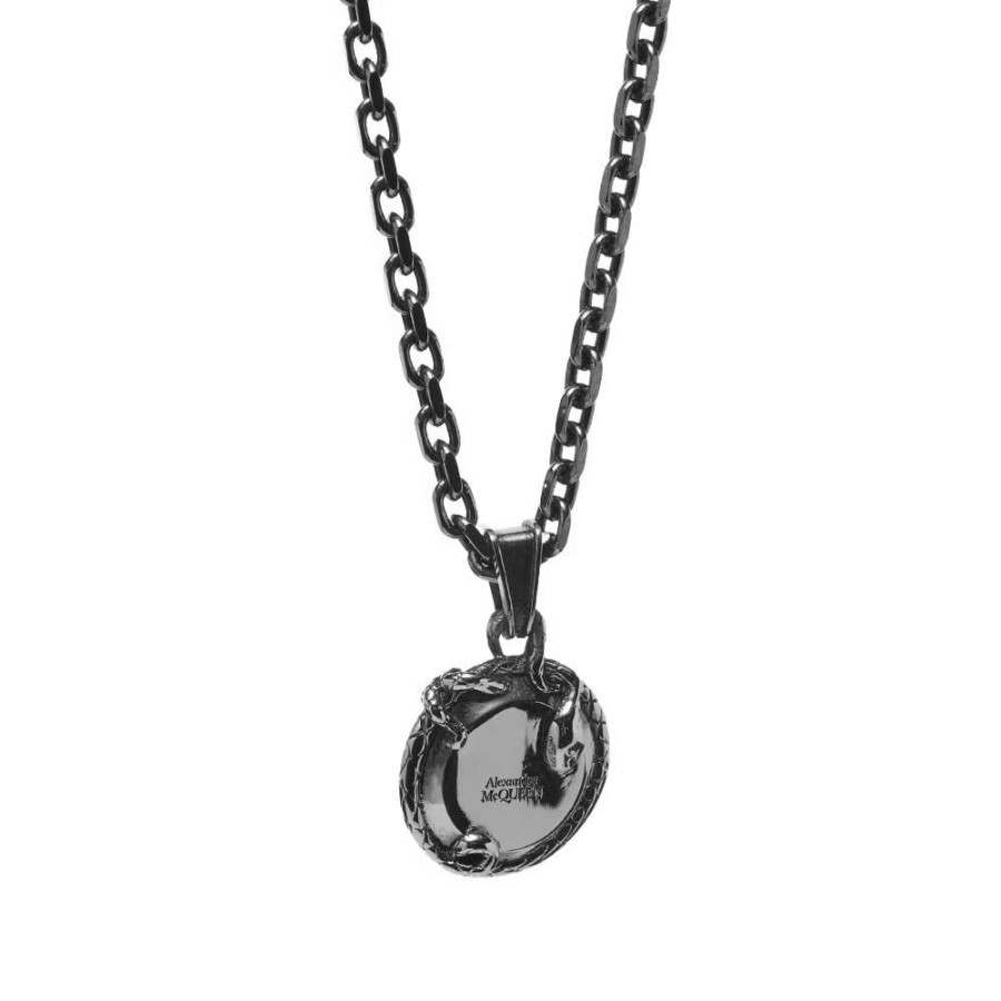 Accessories * | Alexander Mcqueen Snake Coin Necklace