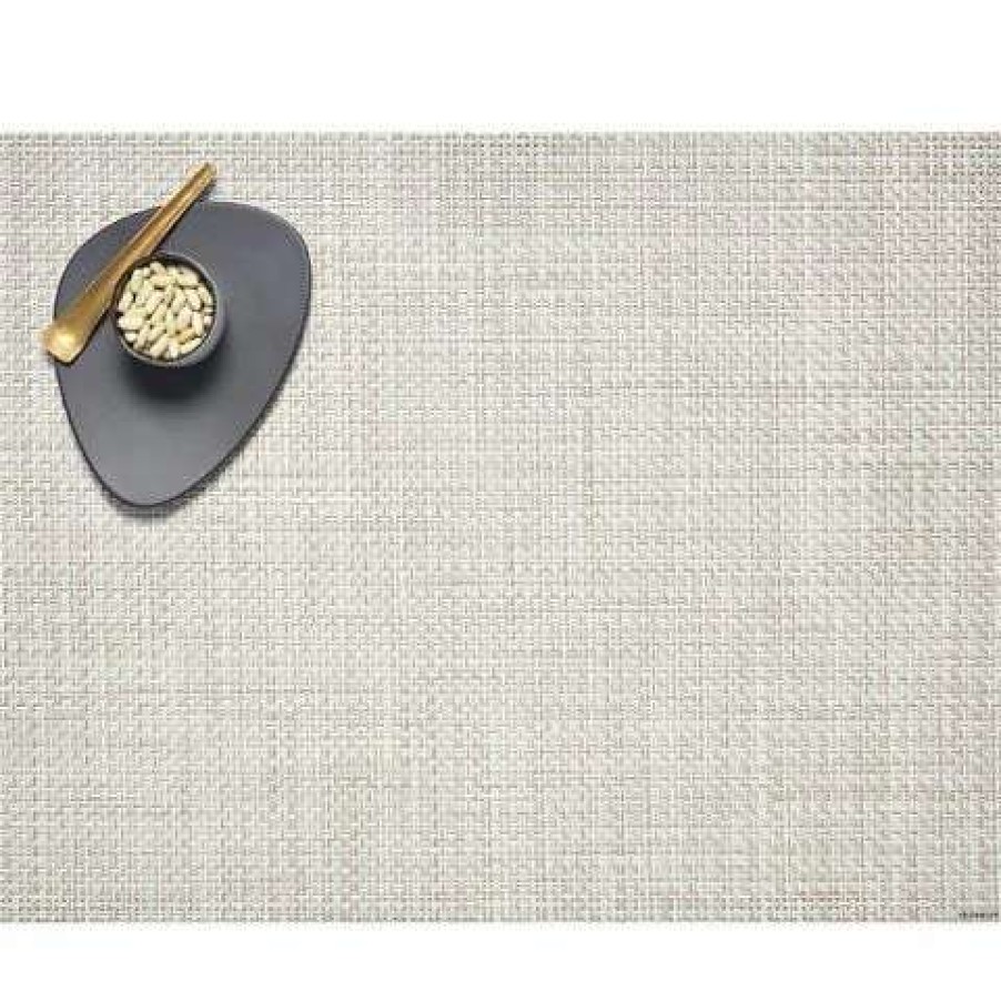 Table Accessories * | Chilewich Basketweave Rectangle Placemat Natural 36X48Cm