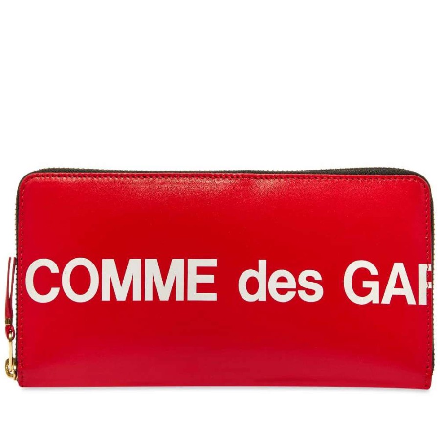 Accessories * | Comme Des Garcons Wallet Comme Des Garcons Sa0110Hl Huge Logo Wallet