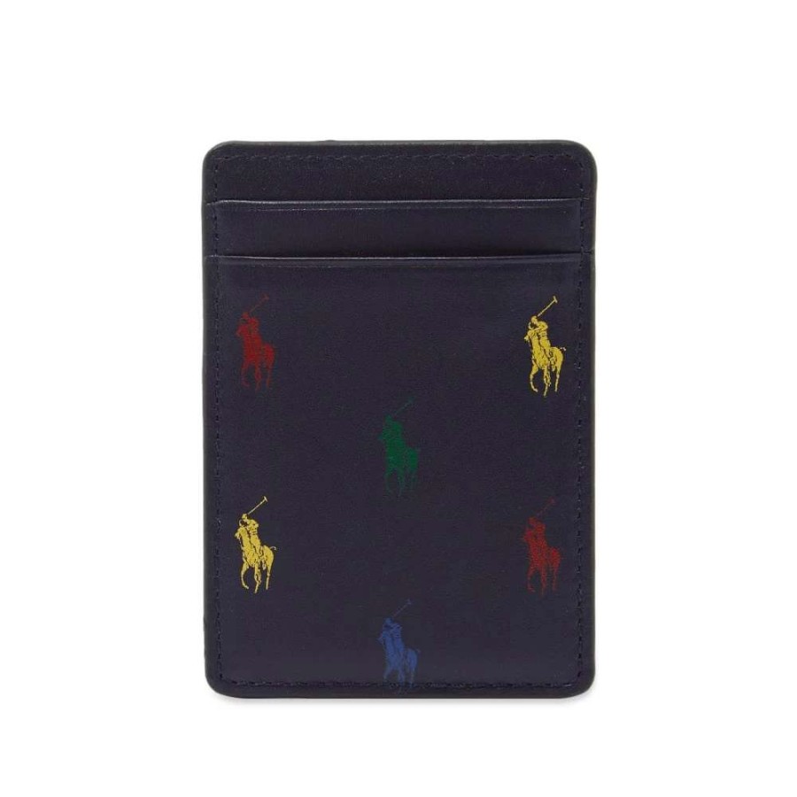 Accessories * | Polo Ralph Lauren All Over Pony Magsafe Card Holder