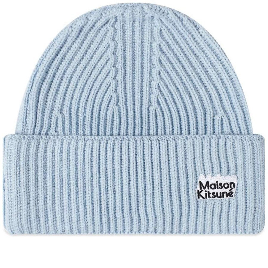 Accessories * | Maison Kitsune X Olympia Le Tan Patch Beanie