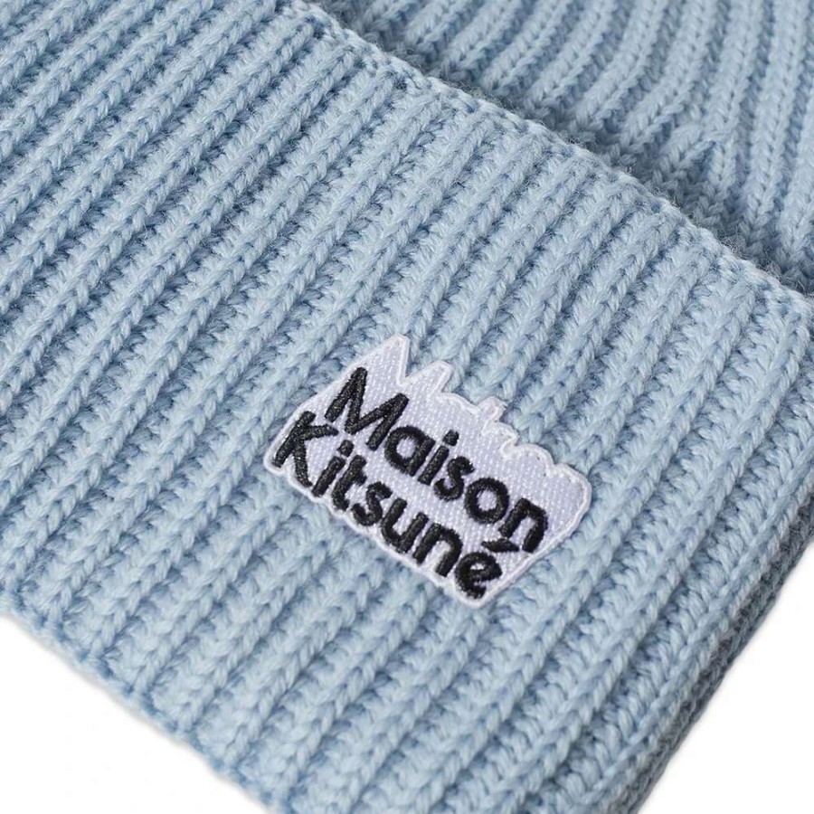 Accessories * | Maison Kitsune X Olympia Le Tan Patch Beanie