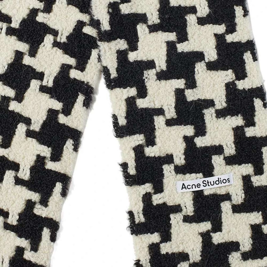 Accessories * | Acne Studios Vadik Houndstooth Scarf