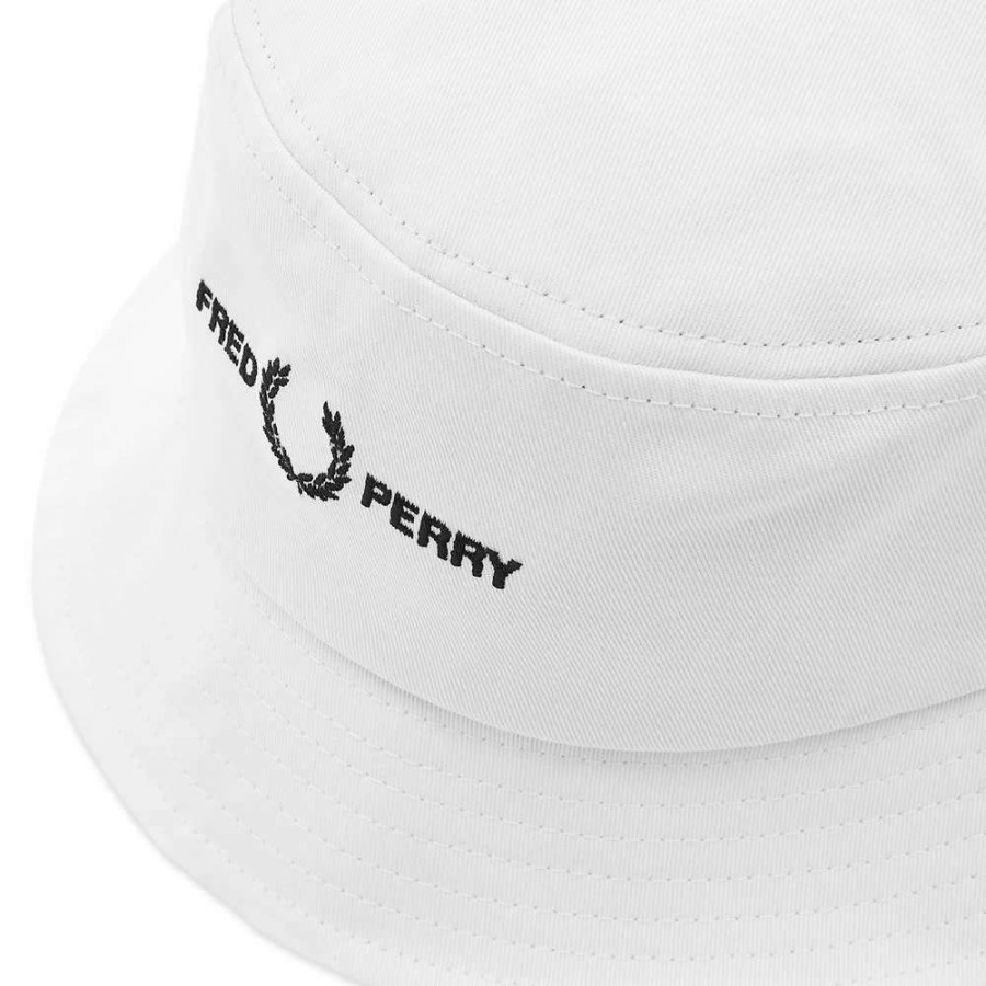 Accessories * | Fred Perry Authentic Fred Perry Twill Bucket Hat