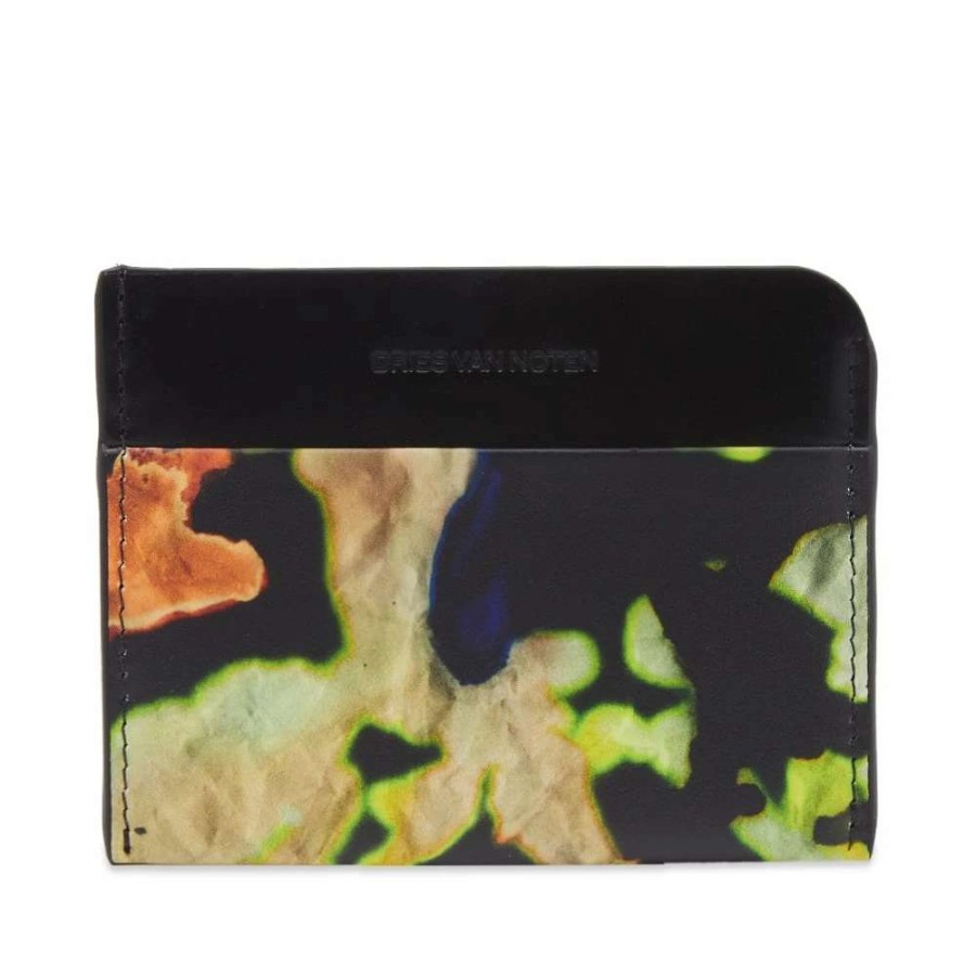 Accessories * | Dries Van Noten Printed Card Holder