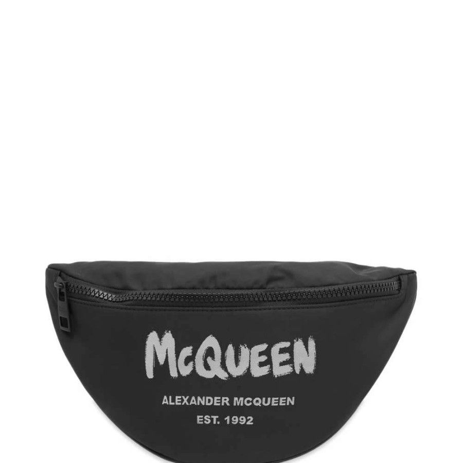 Accessories * | Alexander Mcqueen Graffitti Logo Waist Bag