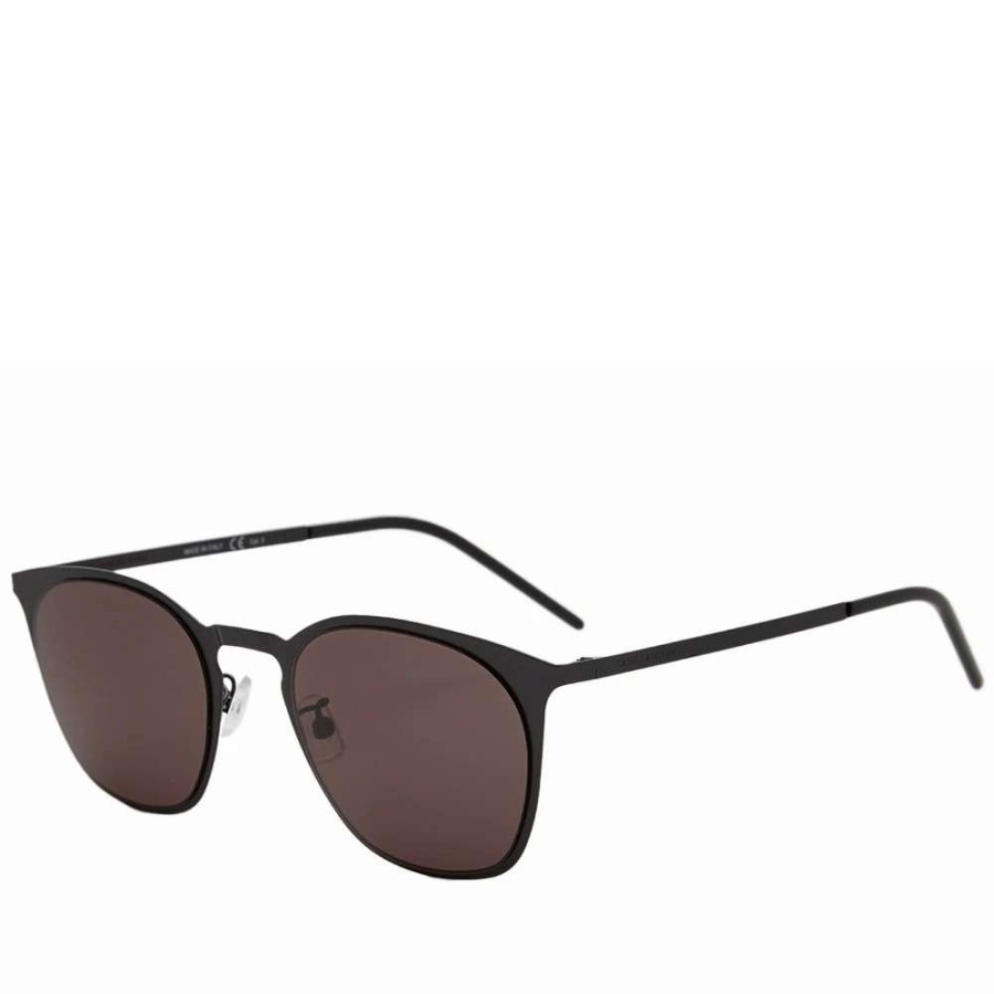 Accessories * | Saint Laurent Sunglasses Saint Laurent Sl 28 Slim Metal Sunglasses