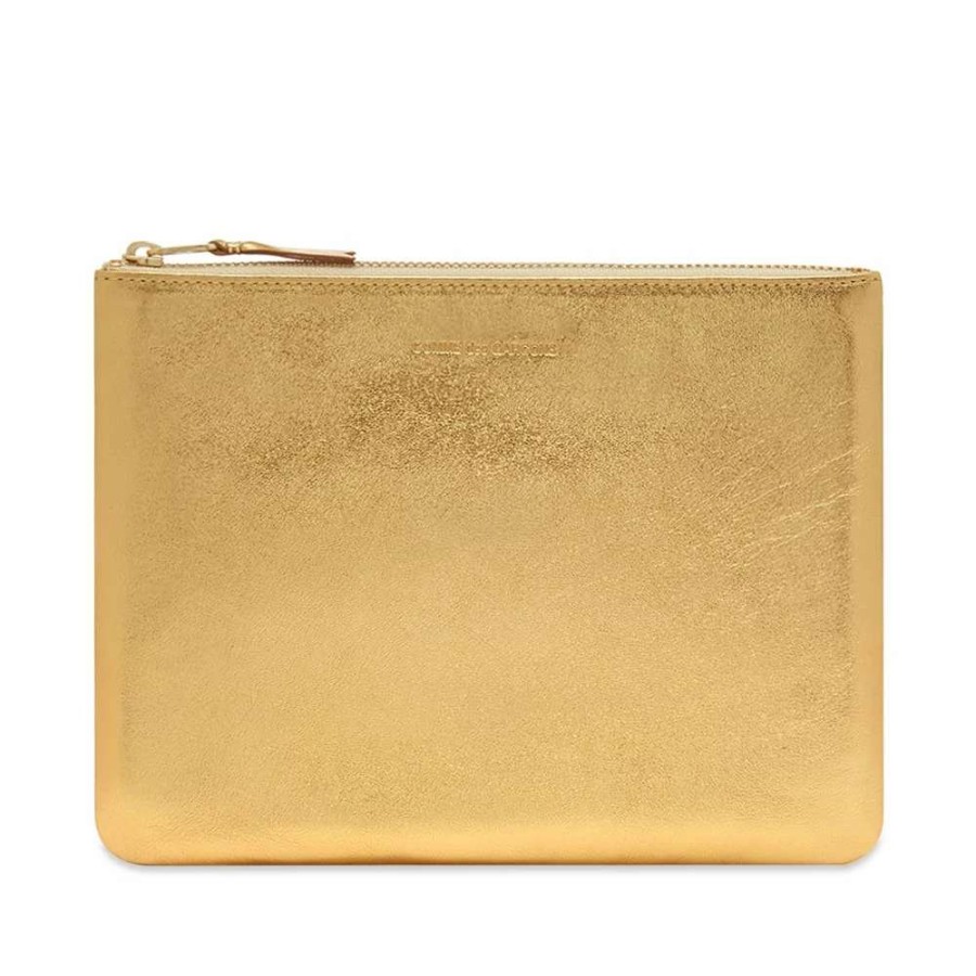 Accessories * | Comme Des Garcons Wallet Comme Des Garcons Sa5100G Gold Wallet