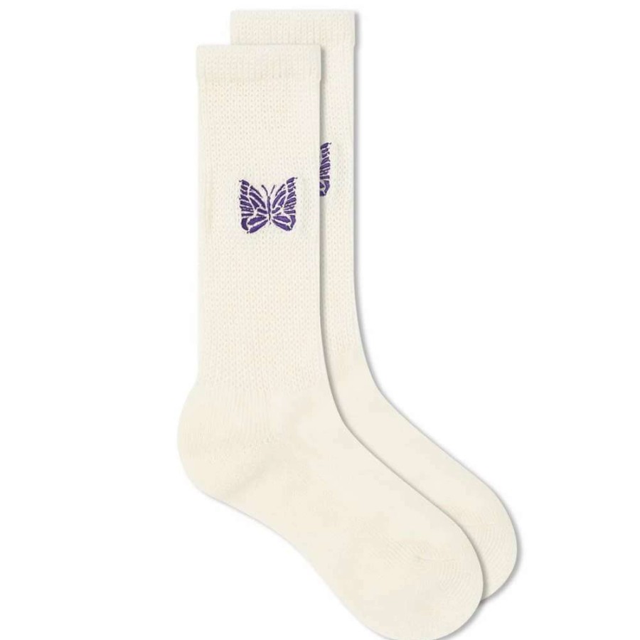 Accessories * | Needles Butterfly Wool Pile Socks