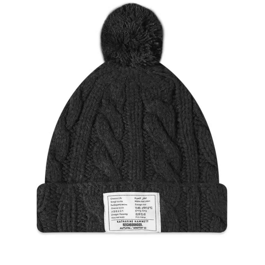 Accessories * | Neighborhood X Katherine Hamnett Beanie